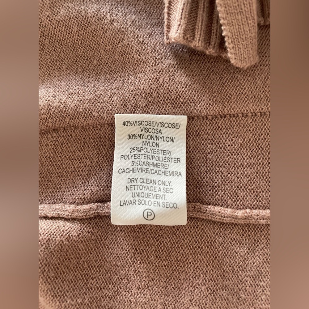 LYR by Splendid Open Front Knit Cardigan Women’s S Cashmere Blend Soft Hooded - Picture 11 of 11